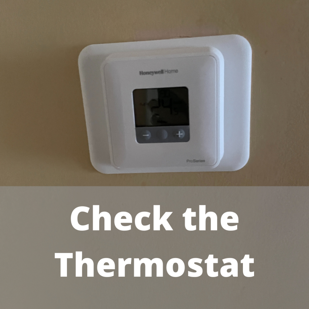 How To Repair an Air Conditioner, check thermostat
