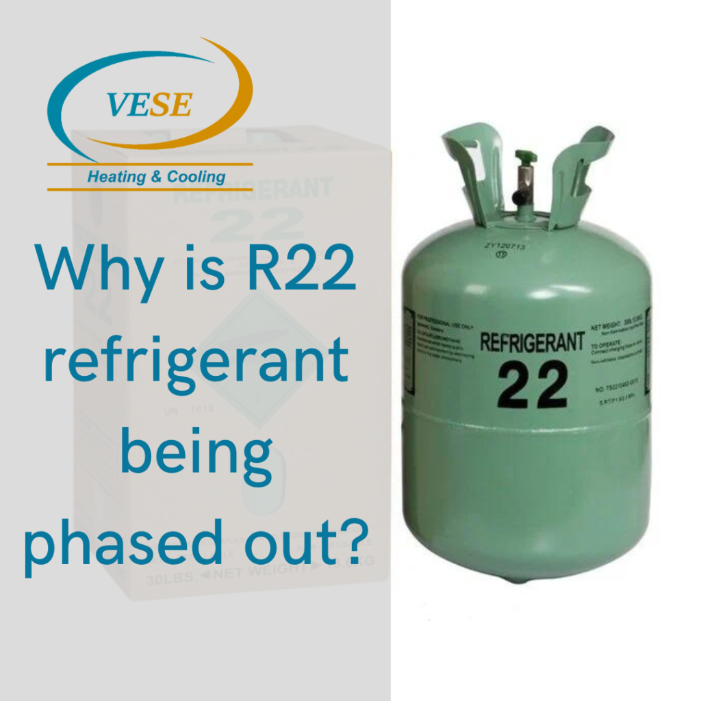 Why is R22 refrigerant being phased out?