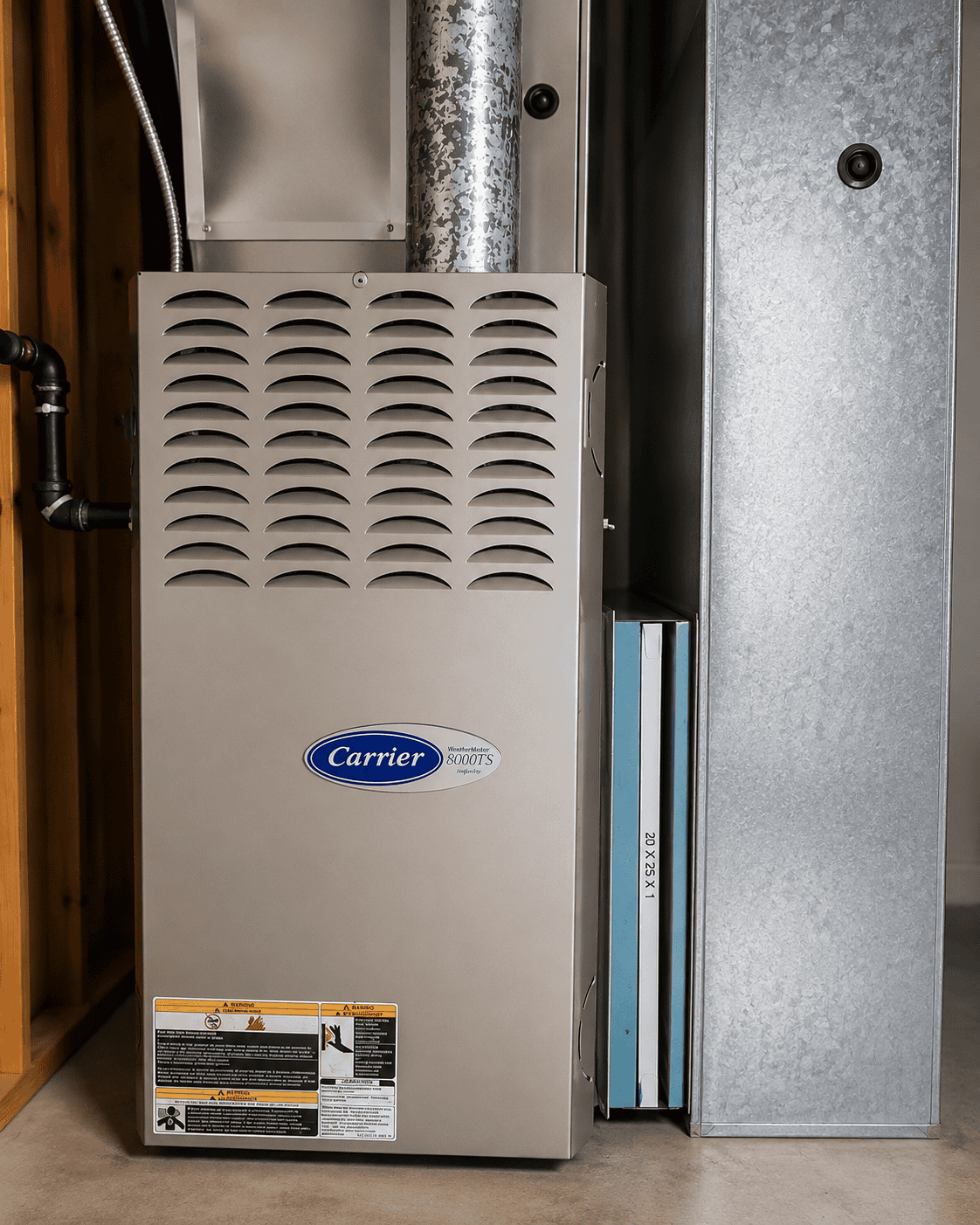 Carrier furnace repair in Edmonton and surrounding areas by Vese Heating and Cooling