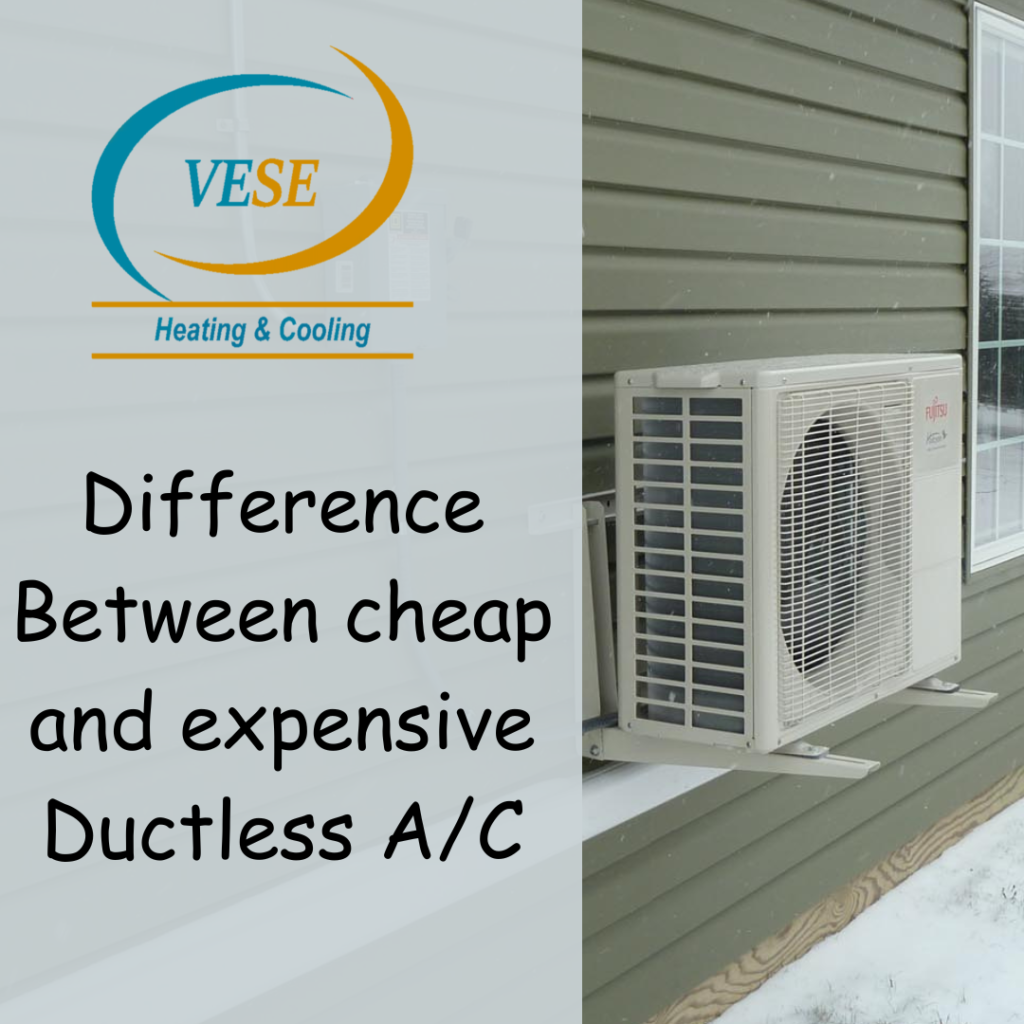 Difference Between cheap and expensive Ductless A/C
