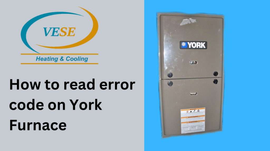 How to read error code York Furnace