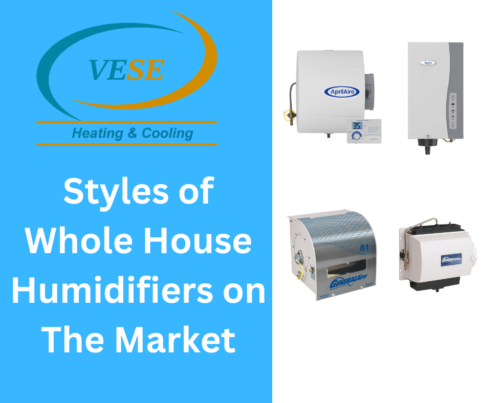Styles of Whole House Humidifiers on The Market