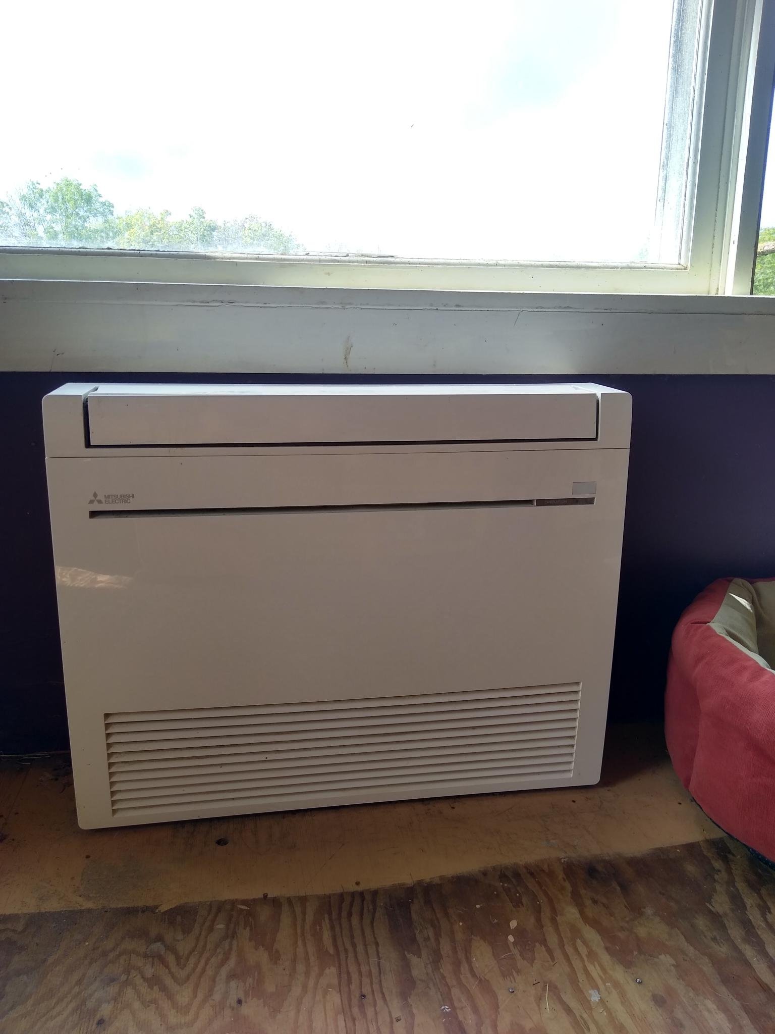 floor mounted heat pump unit