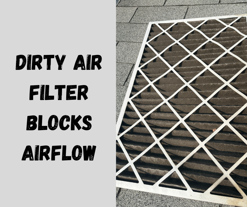 Dirty Air Filter Blocks Airflow