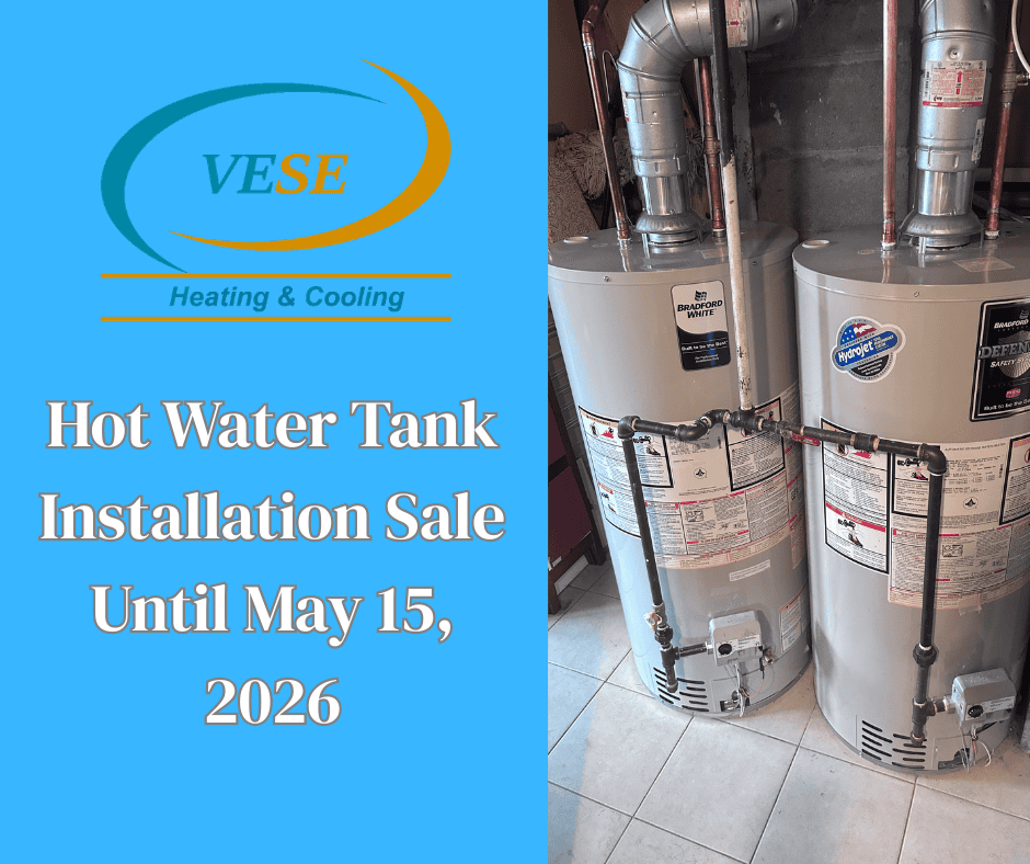 Hot Water Tank Installation Sale Until May 15 , 2026