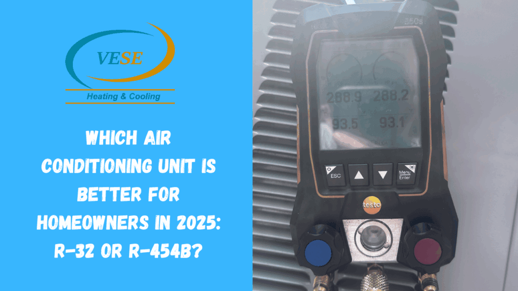 Which Air Conditioning Unit Is Better for Homeowners in 2025: R-32 or R-454B?