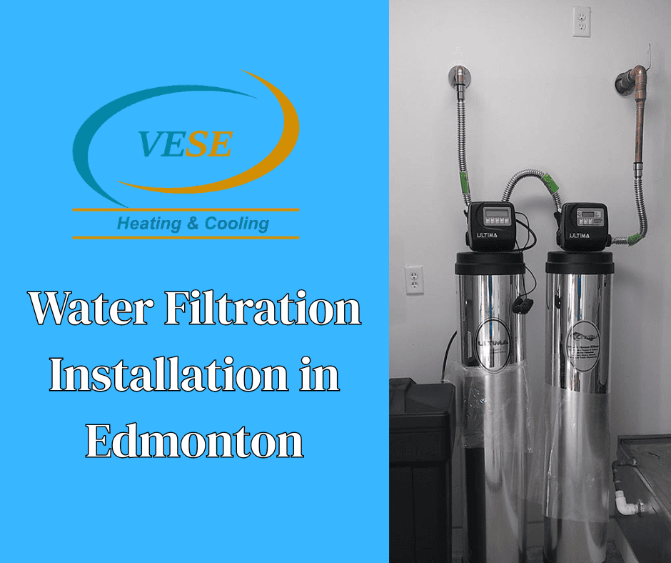 Water Filtration Installation in Edmonton